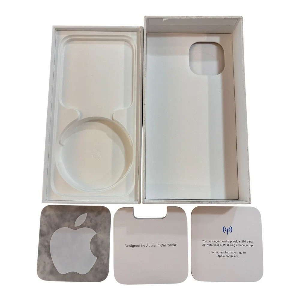 Apple iPhone 15 Box Only Pink 256GB Empty OEM Packaging W/ Inserts Tray No Phone